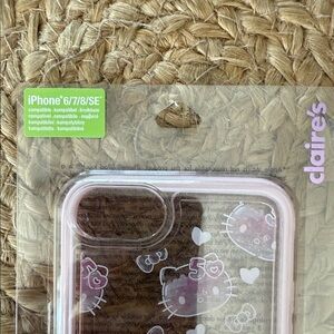 Claire's Hello Kitty iPhone Case - Pink and White